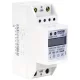 LCD kijelzésű fogyasztásmérő, közvetlen, 1 fázisú, 2 modul, 230VAC / 10(60)A