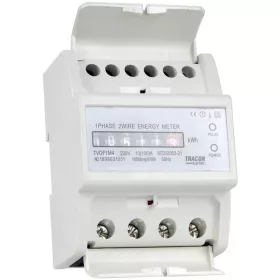   Elektromechanikus fogyasztásmérő, közvetlen, 1 fázisú, 4mod, 230VAC / 10(100)A