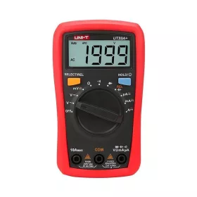   Multiméter, AC/DC feszültség 600V-ig, AC/DC áram, ellenállás, kapacitás, UNI-T UT 33A+