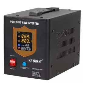 Szinuszos szünetmentes tápegység 12V / 300W Fekete