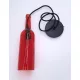 Lámpafüggeszték,  PIROS színű üveggel, E14 max. 60W   SKU 3769