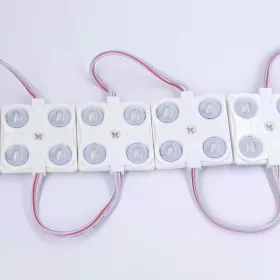   LED modul 4 x SMD2835, 1,44W  120-130lm DC12V,  hidegfehér,  IP68, 20.000h 37x37x6,8mm