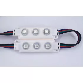 LED modul, RGB, 3 x SMD5050, IP65, 0,72W