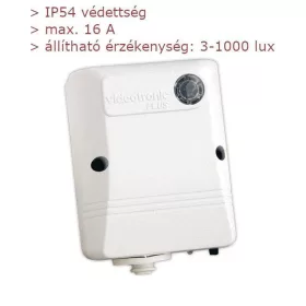 Alkonykapcsoló, külső szenzorral, IP44