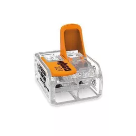   Vezeték összekötő, új típusú nyitható rugós, 2 x 0,5-6 mm2, 1 darab (50db/doboz)