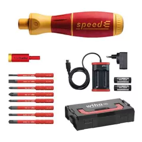   Csavarhúzó készlet, Wiha Speed-E, 1000V szig., Set 2, elektromos csavarhúzó, Akciós ÁR