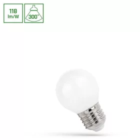   LED fényforrás, FILAMENT COG opál búra, E27, 5,5W, 650lm, 4000K, Spectrum LED