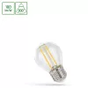 LED fényforrás, FILAMENT COG átlátszó búra, E27, 1W, 100lm, 2700K, Spectrum LED