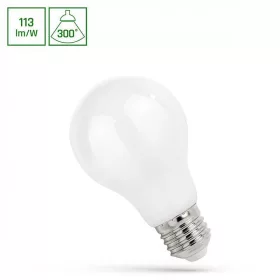   LED fényforrás, FILAMENT COG opál búra, E27, 8,5W, 960lm, 4000K, Spectrum LED