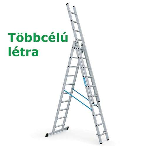 alu létra, többcélú, kitolható