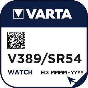 Varta Gombelem Ezüst-Oxid Ipari V389