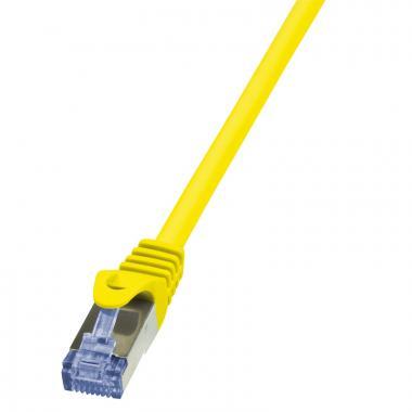 Patch kábel CAT 6a S/FTP, 1,5 m, Sárga, LogiLink