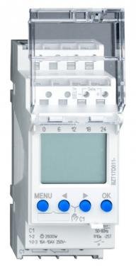 Digitális alkonykapcsoló külső érzékelővel, Tempus Lux, 2-2000lx, max. 2600W, DIN sínre