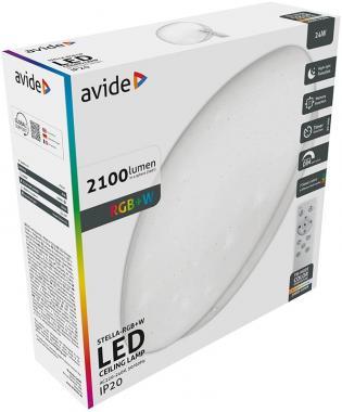 Avide LED Mennyezeti Lámpa Stella 24W RGB+W távirányítóval