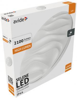 Avide LED Mennyezeti Lámpa IP44 Selene 24W 380*70mm NW 4000K