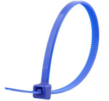Normál kábelkötegelő, kék, 200×2.6mm, D=1-52mm, PA6.6